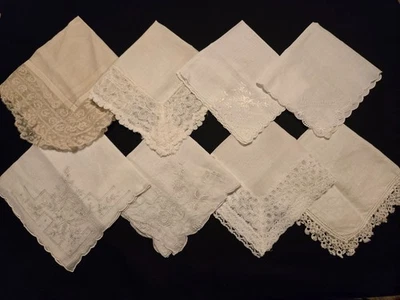 Lote de lenços de noiva vintage para casamento - Lenços frete grátis - Imagem 1 de 4