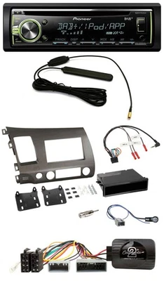 Pioneer MP3 USB CD DAB Lenkrad Autoradio für Honda Civic Hybrid 2006-2010 anthra - Bild 1 von 4