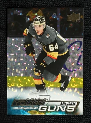 2022-23 Upper Deck Series 2 Young Guns Speckled Rainbow Foil Ben Jones Rookie RC - Image 1 of 3