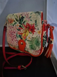 Stephanie Johnson Crossbody Floral Bag Purse - Picture 1 of 8