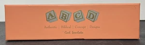 ABCD Jewelry Carl Scarlata Ten Commandments Bracelet Stainless Steel Gold Plated - Picture 1 of 3