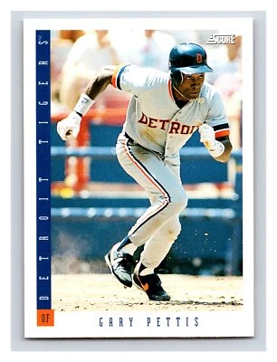 1993 Score #442 Gary Pettis - Image 1 of 2