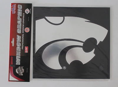 Kansas State University Lic Chrome Sticker Qualilty NCAA Car Window Collge Decal - Image 1 of 4