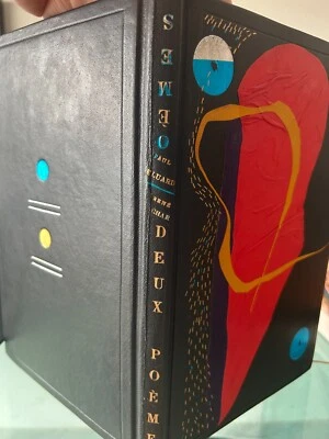 CHAR ELUARD DEUX POEMES RELIURE D'ART - Photo 1/2