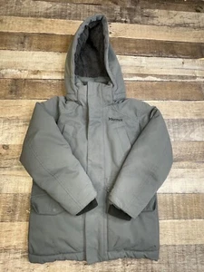 Marmot Parka Kids XS Gray Bridgeport Anorak 700 Fill Down Jacket Winter Coat - Picture 1 of 9