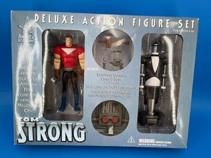 VINTAGE 2000 DC Direct Tom Strong + Pneuman Action Figure Set NIB - Picture 1 of 9