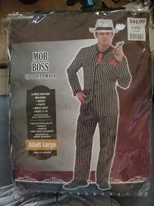 Halloween costume  Mob Boss Gangster Adult Large - Picture 1 of 2