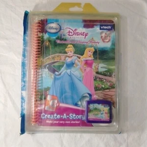 Vtech Disney Princess Cinderella & Sleeping Beauty Creat A Story Damaged Box - Picture 1 of 6