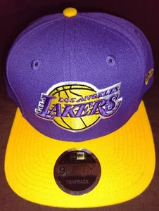 Gorra a presión ajustable Los Angeles Hat Lakers 2022 LA New Era 9FIFTY 2 tonos EE. UU. - Imagen 1 de 8
