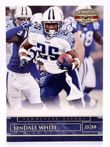 2007 Donruss Gridiron Gear Gold Holofoil #87 LenDale White 123/200 Titans - Picture 1 of 2