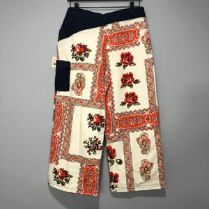 FP Movement Women's Orange & Blue Cropped Sweatpants Size M $108 - Picture 1 of 7