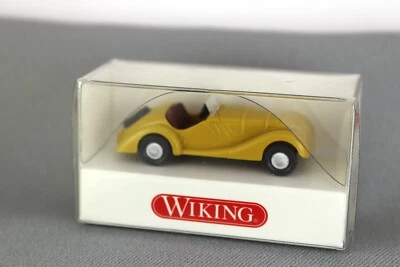 Wiking H0 1:87 BMW 328  gelb 828 02 14 NEU NOS OVP - Bild 1 von 3