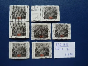 BRD 1987, 300. Geburtstag von Balthasar Neumann, Michel 1307, o, 7 x - Bild 1 von 1