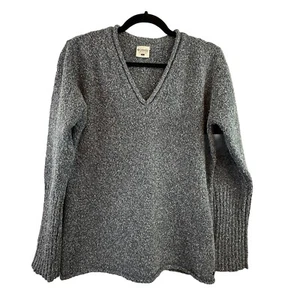 Columbia Damen Struktur Pullover Kuschel Strick Sweatshirt Oberteil Meliert Blau Gr. L - Bild 1 von 12