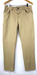 Stitches and Rivets Tan/Khaki Men's Jeans/Pants 34 x 32 Straight 54272 Stretch - Picture 1 of 7