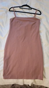 Luvalot brand pink dress with back cutout detail - size 12 - Picture 1 of 8
