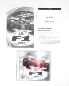 F1 2001 PC Racing Game - Electronic Arts 2001 CD-ROM w/Install Guide & Manual - Picture 1 of 8