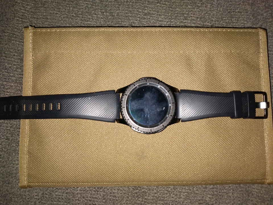 Samsung Gear S3 Frontier Stainless Steel Case Black good condition  - Image 1 of 1