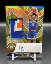 2021-22 Spectra Basketball Quentin Grimes RC RPA Rookie Patch Auto /10