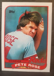 1989 Topps Baseball card Pete Rose #505 1989 Cincinnati Reds MLB - Picture 1 of 5