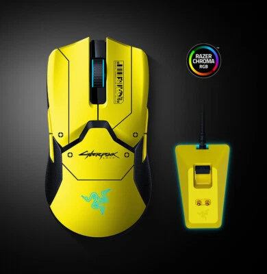 Razer Viper Ultimate Gaming Mouse with Charging Dock Cyberpunk 2077 Edition - Image 1 of 2