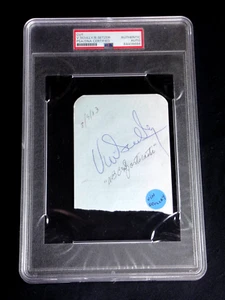 VIN SCULLY PSA/DNA ZERTIFIZIERT SIGNIERT ALBUMSEITE AUTOGRAMM BASEBALL HOF LA DODGERS - Bild 1 von 4