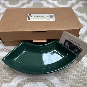 Longaberger Woven Traditions Halbmond Schale Efeu Grün Neu #30335 - Bild 1 von 2