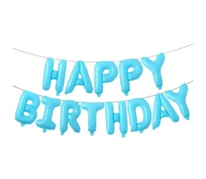 Happy Birthday Banner Balloon Letters Inflatable, Party Decoration - Picture 1 of 3