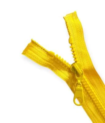 FERPA Yellow Zip Chunky 0pen Ended or Closed Ended 4 cm to 90 cm Zipper