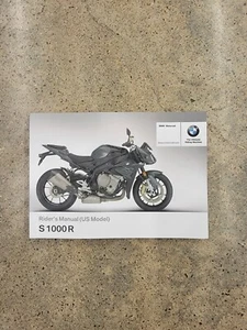 OEM BMW S1000R Owner's Manual PRINTED 2016 01.40.8.387.927 - Picture 1 of 3
