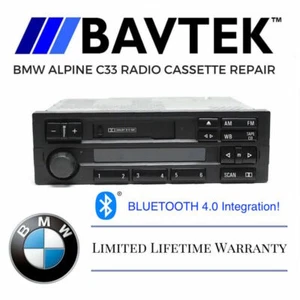 ✅ BMW E36 M3 Alpine C33 C43 Radio Cassette Tape Stereo Repair Service Bluetooth! - Picture 1 of 8