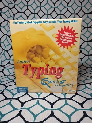 Sealed Typing Quick & Easy ('Learn -To')  --  Windows PC Computer Game on CD-ROM - Image 1 of 4