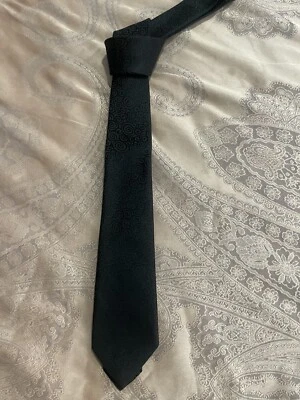 Dolce & Gabbana Mens Black Skinny Tie NWOT - Image 1 of 4