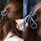 Women Jewelry Acrylic Claw Hairpin Butterfly Hair Clip Full Diamond