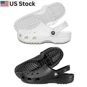 Crocs Men's & Women's Classic Clogs - Slip-On Waterproof Sandals - Picture 1 of 21