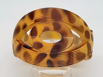 Brazalete brazalete de moda de plástico ligero estilo onda gruesa de 2" de ancho #2 Foto 1 de 4