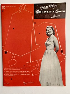 Partituras Patti Page Canciones de Navidad Álbum Libro 28 Himnos Villancicos 1951 - Imagen 1 de 6