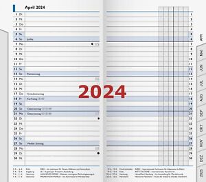 Brunnen Taschenkalender 2024 Ersatzeinlage 9x15cm Monatskalender Modell 753