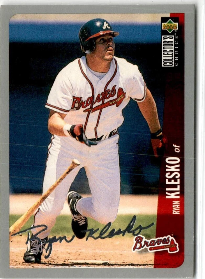 1996 Upper Deck Collector's Choice Silver Signature Ryan Klesko #460 - Image 1 of 1