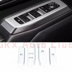 4 piezas cubiertas de interruptor de elevación de ventana cromadas e para Toyota Land Cruiser LC250 2024-2025 - Imagen 1 de 7