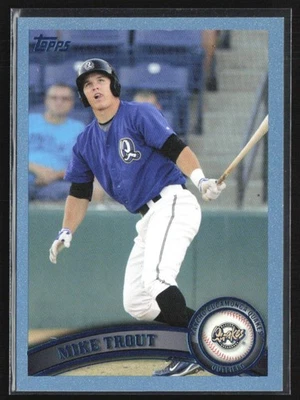 Mike Trout 2011 Topps Pro Debut Blue /309 #263 Rancho Cucamonga Quakes - Image 1 of 2