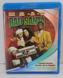 Bad Santa (Blu-ray Disc, 2007, Unrated & Directors Cut Tested Good Condition - Picture 1 of 3