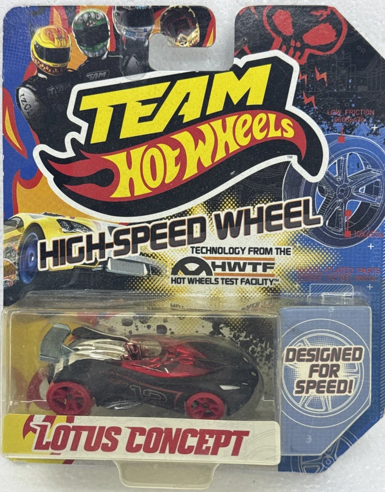 Hot Wheels Team Hot Wheels 2012 rueda de alta velocidad concepto Lotus con ruedas rojas Foto 1 de 1