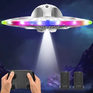 Drone de espuma RC UFO para niños y principiantes, avión de control remoto multicolor - Imagen 1 de 6