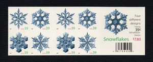 US STAMP BOOKLET: Scott 4105 - 4108 (4108b) "SNOWFLAKES" Complete 20x MNH 2006 - Picture 1 of 2