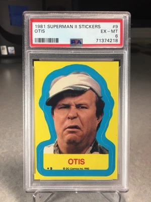 1981 Topps Superman II Stickers Otis #9 - PSA 6 - Image 1 of 2