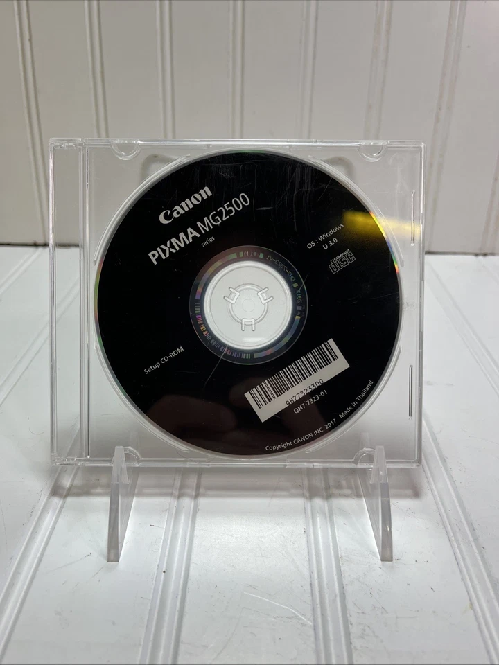 2021 CANON Pixma MG2500 Printer Setup CD-ROM Disc - Image 1 of 1