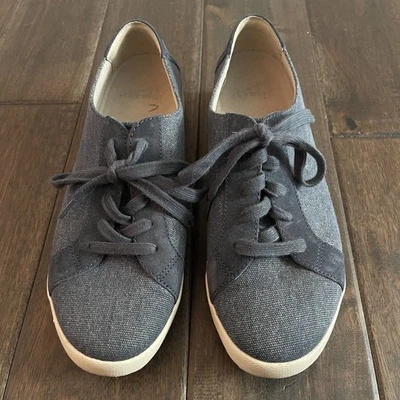 Dansko Olisa DENIM Lace up Leather & Canvas Sneakers Shoes  39 USA (8.5) - Image 1 of 4