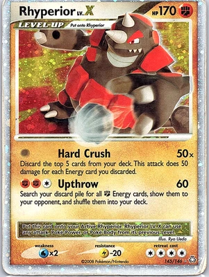 Rhyperior LV.X 145/146 Legends Awakened Holo HP - Image 1 of 2