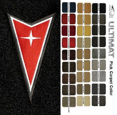 Lloyd Mats Ultimat Pontiac GTO Dart Emblem Front Floor Mats (1966-2006) Foto 1 de 4